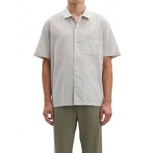NEW SAMSOE avan button up shirt in white